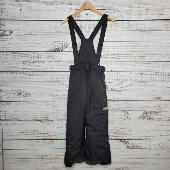Black Dot Bib Snow Overalls Insulated Winter Black | Youth Small - Picture 4 of 14